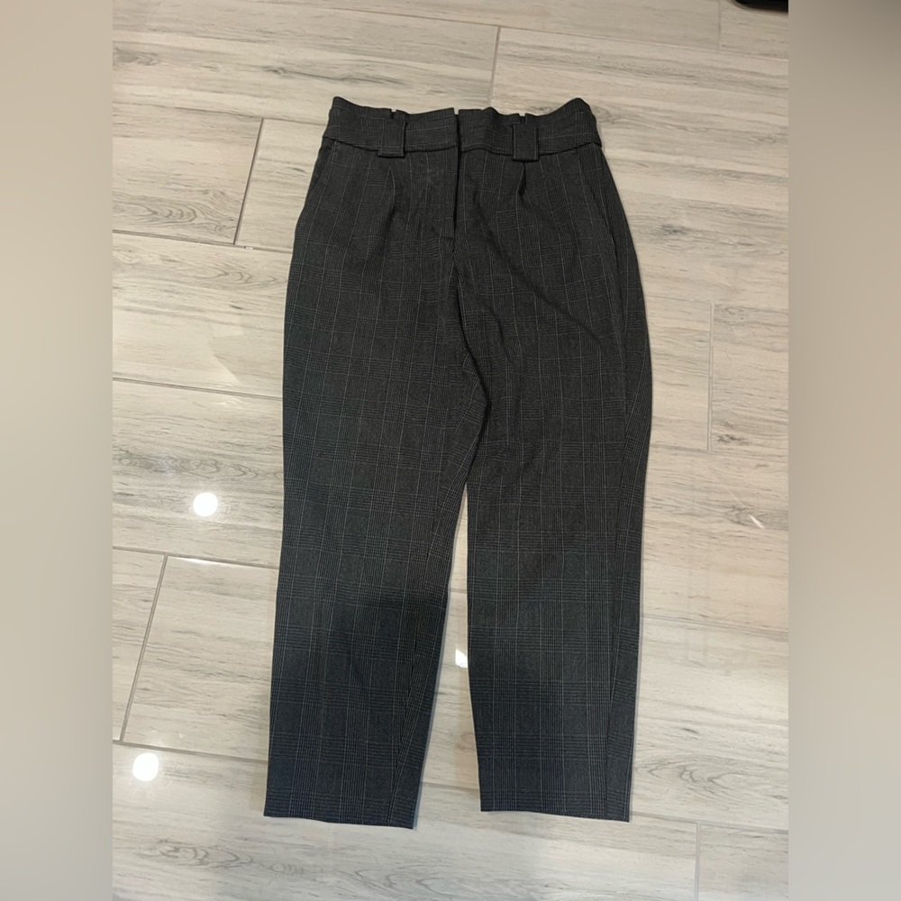 Express Charcoal Checkered Pants